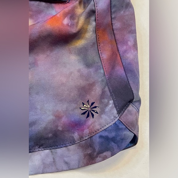 Girls Size 7. Athleta Brand Athletic Shorts. Galaxy Print. Euc - Picture 4 of 5